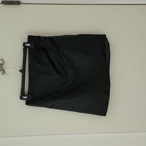 Abercrombie faux leather skirt size medium